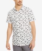 Kenneth Cole Reaction Men's Cotton Palm Tree Shirt