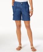 Style & Co Petite Cargo Bermuda Shorts, Created For Macy's