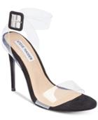 Steve Madden Women's Seeme Lucite Dress Sandals