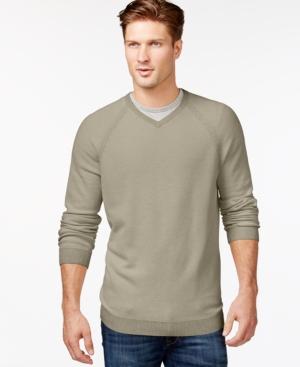 Tommy Bahama Big And Tall Make Mine A Double Reversible V-neck Sweater