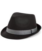 Levi's Men's Melton Heathered Fedora With Charcoal Band