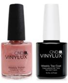 Creative Nail Design Vinylux Strawberry Smoothie Nail Polish & Top Coat (two Items), 0.5-oz, From Purebeauty Salon & Spa