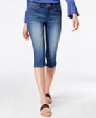 Inc International Concepts Embroidered Cropped Jeans, Only At Macy's