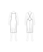 Fame And Partners Isla Lace Cross-back Petti Dress