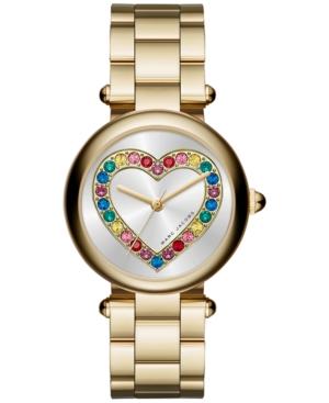 Marc Jacobs Women's Dotty Gold-tone Stainless Steel Bracelet Watch 34mm Mj3544