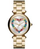 Marc Jacobs Women's Dotty Gold-tone Stainless Steel Bracelet Watch 34mm Mj3544