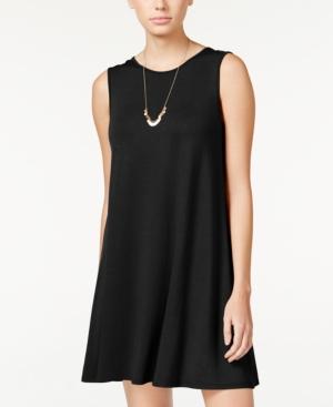 One Clothing Juniors' Sleeveless A-line Swing Dress
