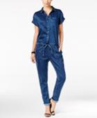 Calvin Klein Jeans Denim Straight-leg Jumpsuit
