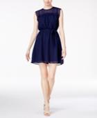 Maison Jules Swiss-dot Fit & Flare Dress, Only At Macy's