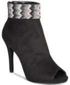 Caparros Julia Peep-toe Dress Booties Women's Shoes