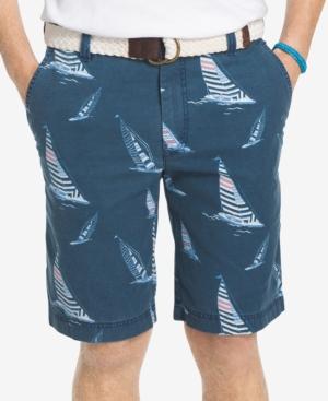 Izod Men's Sailboat Print 10.5 Shorts