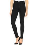 A Gold E High-waist Skinny Jeans, Luxe Black Wash