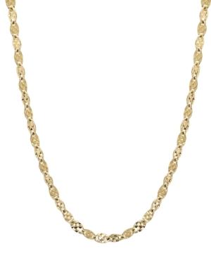 "14k Gold Necklace, 20"" 3mm Hollow Link Chain"