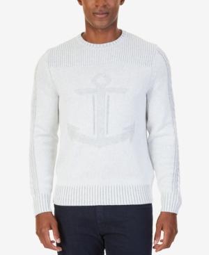 Nautica Men's Intarsia Anchor Sweater