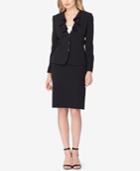 Tahari Asl Ruffled Skirt Suit