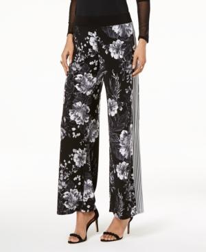 I.n.c. Mixed-print Pull-on Pants, Created For Macy's