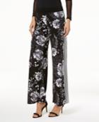 I.n.c. Mixed-print Pull-on Pants, Created For Macy's