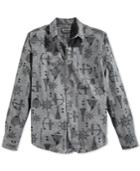 American Rag Nautical Print Dress Shirt