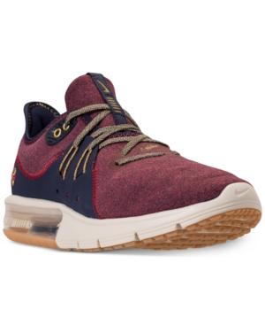 Nike Men's Air Max Sequent 3 Premium Running Sneakers From Finish Line