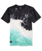 Lrg Men's Washed Out Tie-dye Logo T-shirt