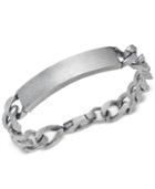 Steve Madden Men's Stainless Steel Id Bracelet