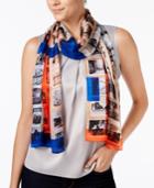 Vince Camuto Paris Photographs Silk Scarf