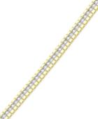 Victoria Townsend Diamond (1 Ct. T.w.) Watch Link Bracelet In 18k Yellow Or Rose Gold-plated Brass Or Silver-plated Brass