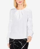 Vince Camuto Shirred-sleeve Top