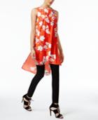 Vince Camuto Floral-print High-low Tunic, A Macy's Exclusive