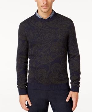 Tasso Elba Men's Faux Suede Elbow Patch Lux Sweater, Only At Macy's