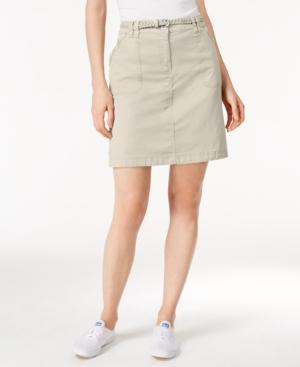 Karen Scott Belted Skort, Created For Macy's