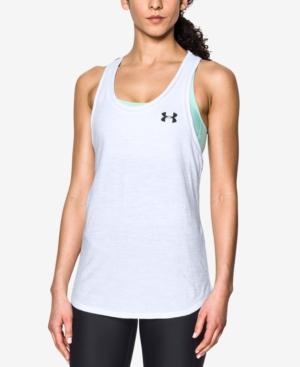 Under Armour Mesh Wordmark Tank Top
