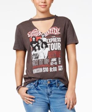 Freeze 24-7 Juniors' Cotton Aerosmith Graphic T-shirt