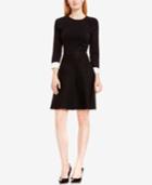Vince Camuto Fit & Flare Sweater Dress