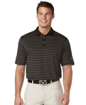 Callaway Opti-dri Striped Performance Golf Polo