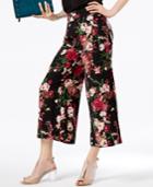 Inc International Concepts Printed Cropped Wide-leg Pants, Created For Macy's