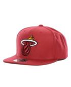 Mitchell & Ness Miami Heat Nba Current Logo Fitted Cap
