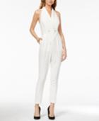 Xoxo Juniors' Shawl-collar Racerback Jumpsuit
