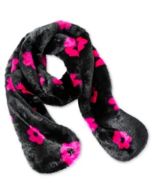 Betsey Johnson Xox Dreamworks Trolls Floral Faux-fur Muffler, Only At Macy's