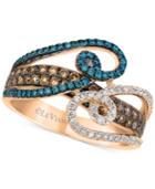 Le Vian Exotics Diamond Statement Ring (1 Ct. T.w.) In 14k Rose Gold