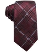 Ryan Seacrest Distinction Men's Studio Plaid Silk Tie, Created For Macy's