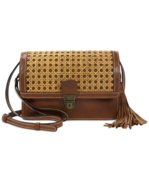 Patricia Nash Distressed Wicker Lanza Crossbody Organizer