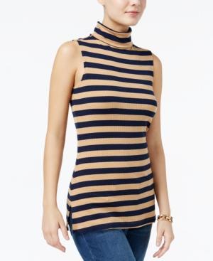 Tommy Hilfiger Gigi Sleeveless Turtleneck Top, Only At Macy's