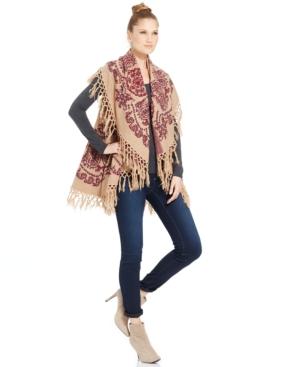 Collection Xiix Paisley Macrame Vest