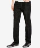 Kenneth Cole New York Men's Straight-fit Black Wash Jeans