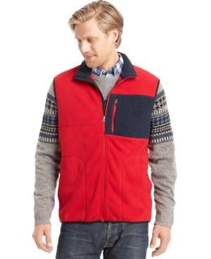 Izod Mixed-media Vest