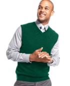 Club Room Cashmere Solid Sweater Vest, Only At Macy's