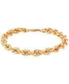 Rope Chain Bracelet In 10k Gold