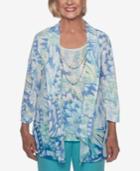 Alfred Dunner Bonita Springs Layered-look Necklace Top