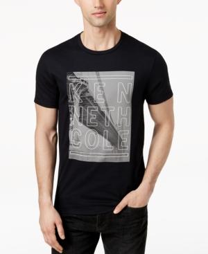 Kenneth Cole New York Men's Bridge Logo-print T-shirt